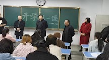 ​教务处检查开学准备情况督导上好开学第一课